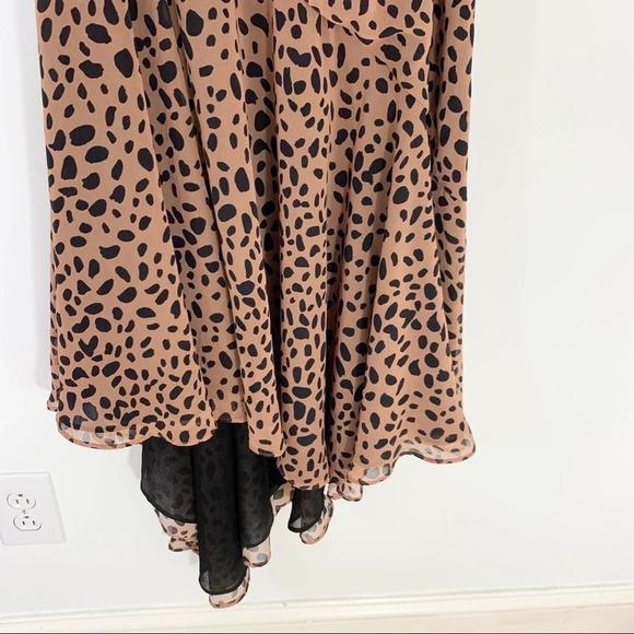 FAME AND PARTNERS Animal Print Midi Dress Size 2 NWT - Picture 11 of 14